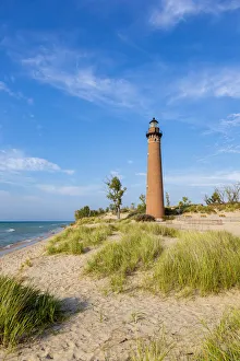 Images Dated 23rd May 2019: Little Sable Point Lighthouse near Mears, Michigan, USA