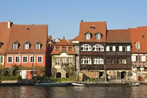Little Venice (Klein Venedig) and River Regnitz in Bamberg, Germany
