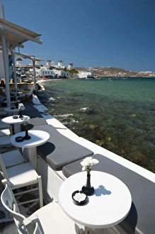 Images Dated 28th June 2010: Little Venice, Mykonos Town, Chora, Mykonos, Cyclades, Greece