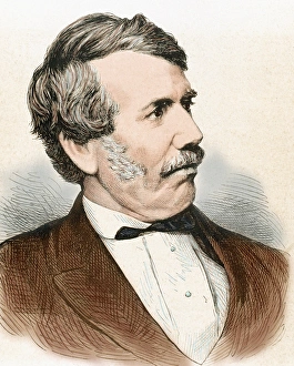 Explorer Prints: LIVINGSTONE, David (1813-1873). Scottish explorer