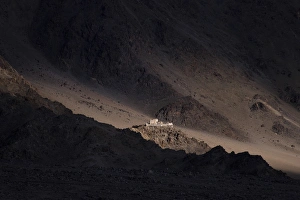 Ladakh Prints: A llittle temple in the Himalayas, Ladakh, India