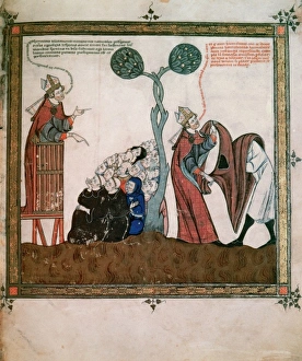 Language Prints: Llull, Ramon (1233-1315 or 1316). Majorcan writer, philosopher. Conversion of Ramon Llull