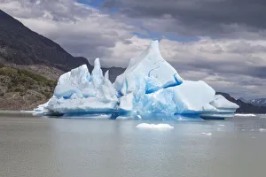 Patagonia Prints: Located within Parc Nacional Torres del Paine, this lake is home to numerous icebergs