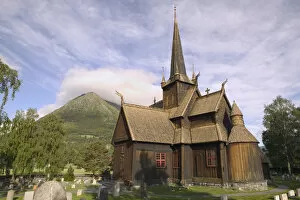 Images Dated 17th December 2003: lom Stave Church lom norway from 1200AD