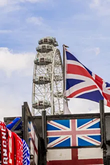 Ferris Wheel Prints: The London Eye or Millennium Wheel, London, England
