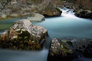 Long Exposure, Breintenbush River, Oregon Cascades, At Sunset