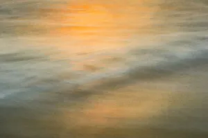 Long Exposure Prints: Long exposure at sunset of colors on water