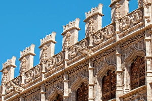 Gothic Prints: Lonja de la Seda or Llotja de la Seda (Silk Exchange) UNESCO World Heritage Site
