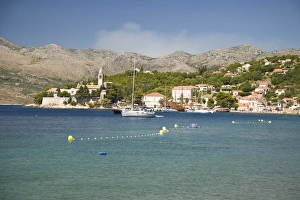 Images Dated 9th July 2007: Lopud Island, Boat tour of Elaphite Islands from Dubrovnik, Southeastern Tip of Croatia