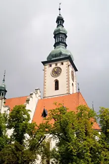 Images Dated 5th August 2014: Lords Transfiguration Church built in 1662 in Center City in Tabor in Czech Republic