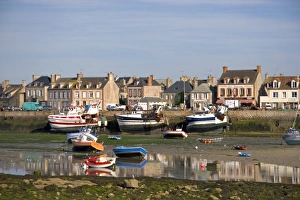 Images Dated 2nd August 2007: Low tide in the harbor at the village of Barfleur in the region of Basse-Normandie, France