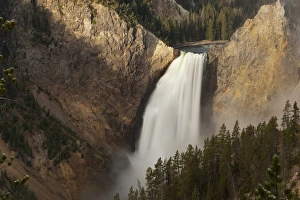 Yellowstone Prints: Lower Falls of Yellowstone River from North Rim, Grand Canyon of Yellowstone, Yellowstone
