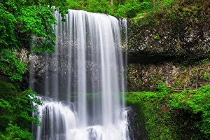 Sublimity Prints: Lower South Falls, Silver Falls State Park, Oregon, USA