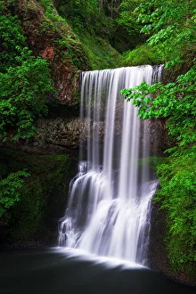 Sublimity Prints: Lower South Falls, Silver Falls State Park, Oregon, USA