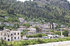 Images Dated 11th July 2006: the lower part of the village with modern houses. Berat lower town. Albania, Balkan