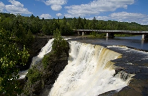 Images Dated 8th July 2021: Luscious Kakabeka Falls near Thunder Bay, Ontario
