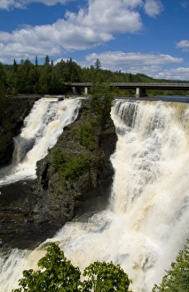 Images Dated 8th July 2021: Luscious Kakabeka Falls near Thunder Bay, Ontario