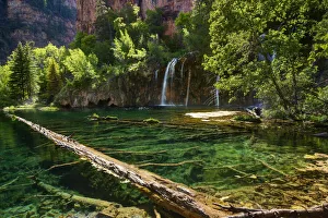Steve Mohlenkamp Prints: Lush and beautiful hanging lake near Glenwood springs in the Colorado Rocky Mountains