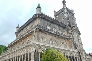 Regal Prints: Luso, Portugal. Exterior details of the Bussaco Palace