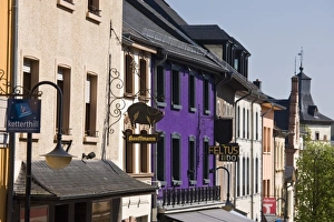 Text Prints: Luxembourg, Wiltz. Main Street of the upper town