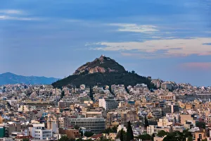 Skyline Prints: Lycabettus Hill, Athens, Greece