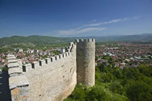 MACEDONIA, Ohrid. Car Samoils Castle / Morning