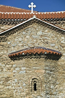 Images Dated 10th May 2007: MACEDONIA, Ohrid. Detail of Sveti Kliment Church