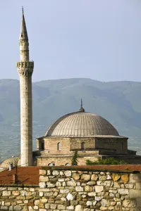 Carsija Old Town Prints: MACEDONIA, Skopje. Carsija Area- Mustafa Pasha Mosque