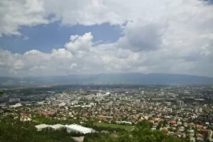 Images Dated 8th May 2007: MACEDONIA, Skopje. City View from Mount Vodno / Daytime