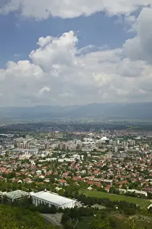 Images Dated 8th May 2007: MACEDONIA, Skopje. City View from Mount Vodno / Daytime