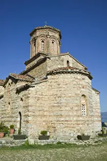 MACEDONIA, Sveti Naum. 17th century Church of Sveti Naum on Lake Ohrid