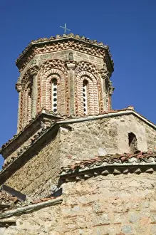 MACEDONIA, Sveti Naum. 17th century Church of Sveti Naum on Lake Ohrid