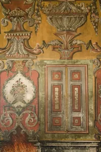 15th Century Prints: MACEDONIA, Tetovo. Painted Mosque (Sarena Djamija) built in 1459 with the bequest of two women