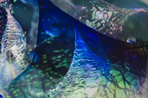 Images Dated 11th May 2019: Macro of colorful glass
