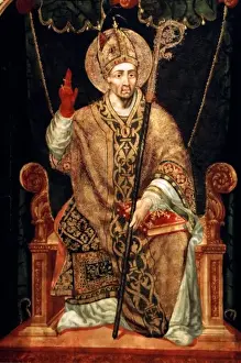 Throne Prints: Maestro del Rosario. Painter active in Catalonia in the first half of XVI century