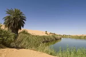 Mafu lake, Erg Awbari, Sahara desert, Fezzan, Libya