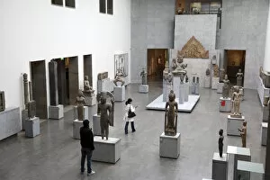 Images Dated 26th April 2008: The main exhibition hall of Musee Guimet des Arts Asiatiques. Paris. France
