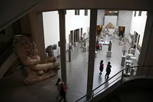 Images Dated 26th April 2008: The main exhibition hall of Musee Guimet des Arts Asiatiques. Paris. France