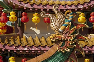 Orient Prints: Malaysia, Island of Penang. Kek Lok Si Temple, largest temple in Southeast Asia