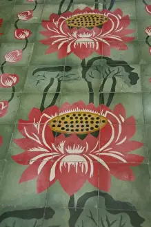 Images Dated 13th January 2011: Malaysia, Island of Penang. Thai Buddhist Temple (AKA Wat Chaiyamangalaram). Detail