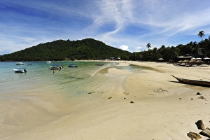 Anthony Asael Prints: Malaysia, Perhentian Islands, Perhentian Kecil, beautiful white sand beach