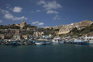 Gozo Prints: Malta, Gozo Island, Mgarr, Mgarr Harbor