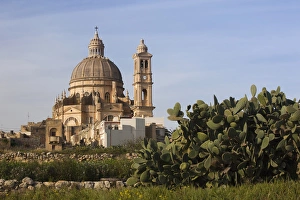 Images Dated 29th March 2010: Malta, Gozo Island, Xewkija, Rotunda Church
