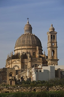 Images Dated 29th March 2010: Malta, Gozo Island, Xewkija, Rotunda Church