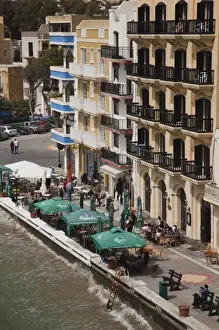 Images Dated 30th March 2010: Malta, Gozo Island, Xlendi, cafes and hotels on Xlendi Bay