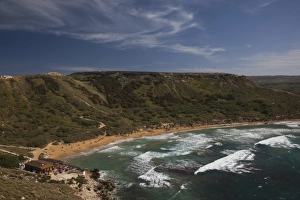 Images Dated 31st March 2010: Malta, Northwest Malta, Ghajn Tuffieha Bay Beach