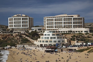 Malta Prints: Malta, Northwest Malta, Golden Bay Beach