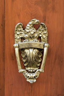 Malta Prints: Malta. Old city of Mdina. Eagle door knocker