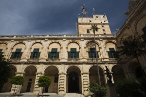 Valletta Prints: Malta, Valletta, Grand Masters Palace, exterior