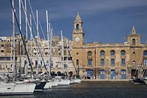 Malta Prints: Malta, Valletta, Vittoriosa, Birgu, marina and waterfront